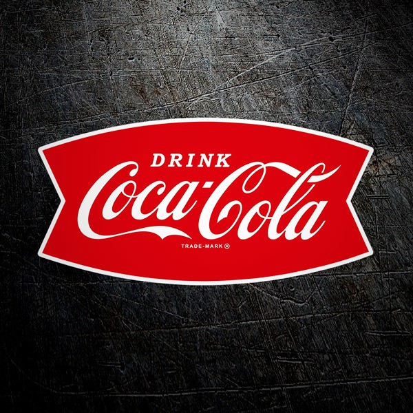Aufkleber Coca Cola trinken