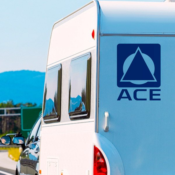 Wohnmobil aufkleber: Ace logo