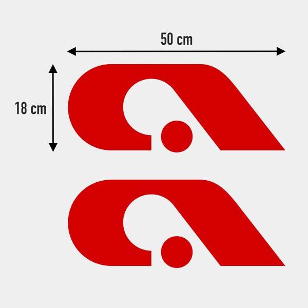 Wohnmobil aufkleber: Logo new Adria