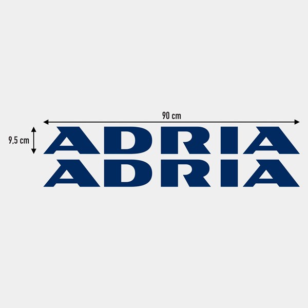 Wohnmobil aufkleber: Logo new Adria 2