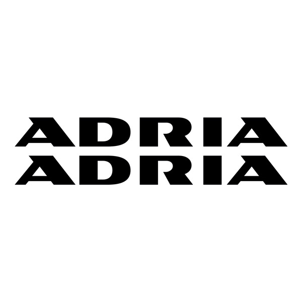 Wohnmobil aufkleber: Logo new Adria 3