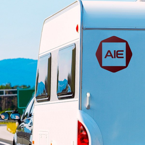 Wohnmobil aufkleber: Logo Aie