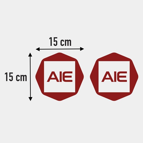 Wohnmobil aufkleber: Logo Aie 2