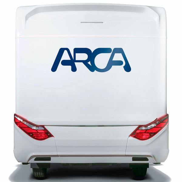 Wohnmobil aufkleber: Logo Arca