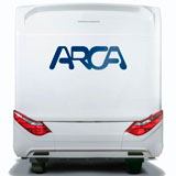 Wohnmobil aufkleber: Logo Arca 2