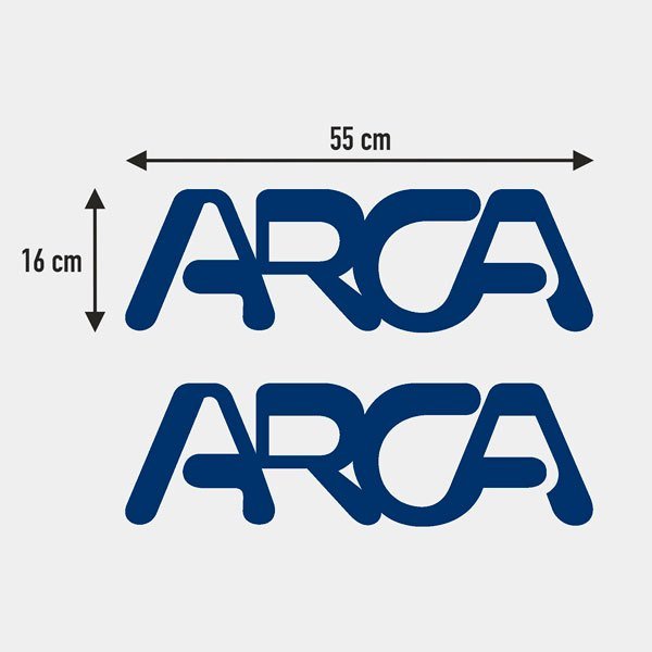 Wohnmobil aufkleber: Logo Arca 2