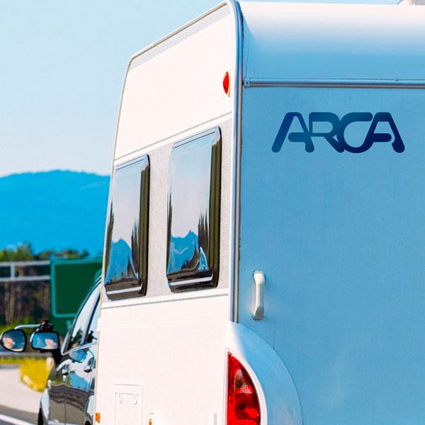 Wohnmobil aufkleber: Logo Arca 2