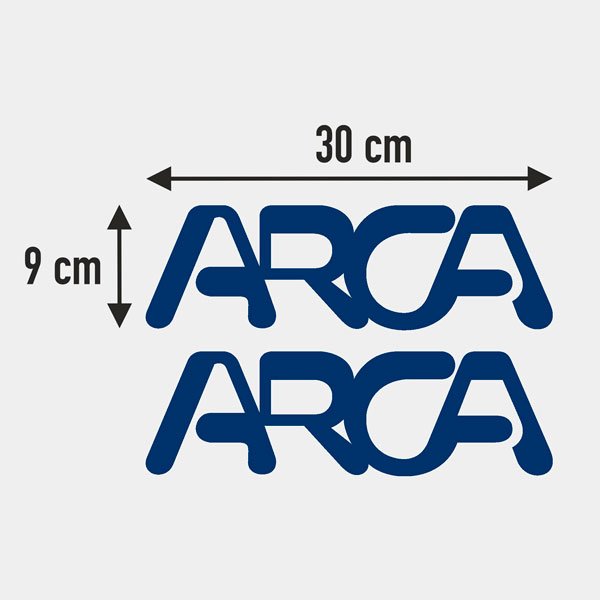 Wohnmobil aufkleber: Logo Arca 3