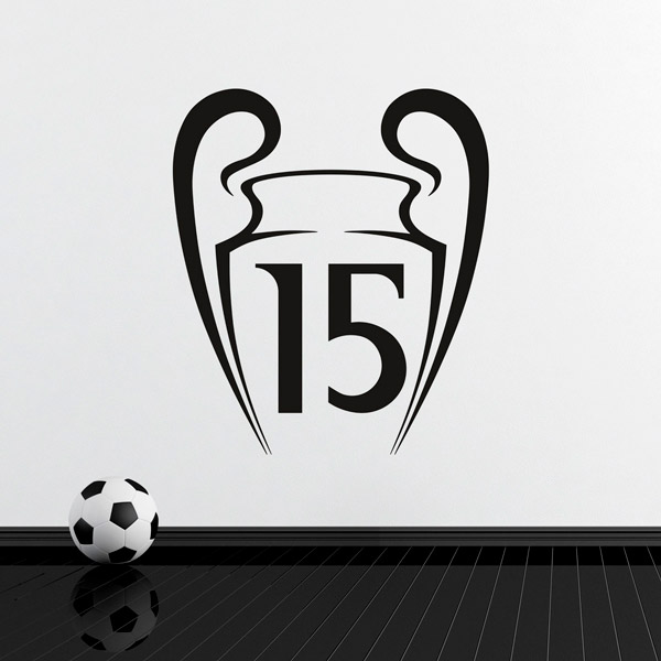 Wandtattoos: Real Madrid 15 Champions