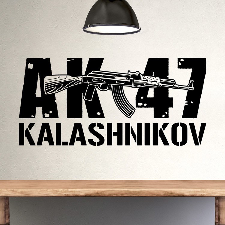 Wandtattoos: AK 47 Kalashnikov