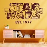 Wandtattoos: Star Wars 1977 Wandtattoo mit ikonischen Charakter 2