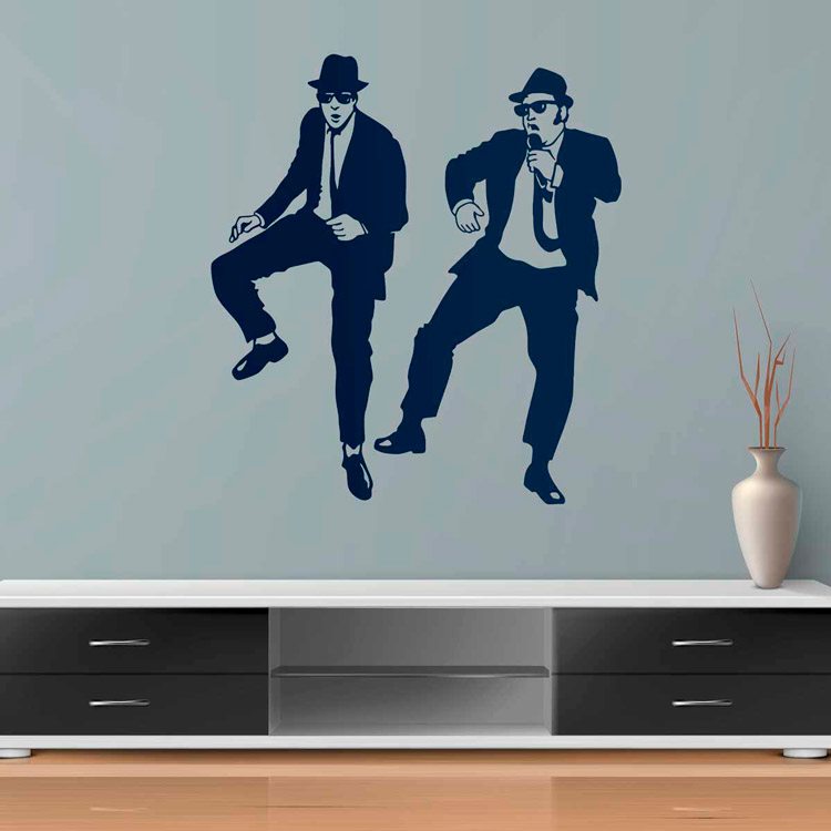 Wandtattoos: Blues Brothers Tanzen