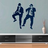 Wandtattoos: Blues Brothers Tanzen 2