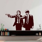 Wandtattoos: Jules und Vincent Vega in Pulp Fiction 2