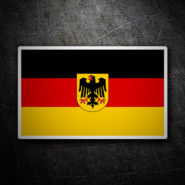 5pcs Deutschland Flagge Decal Aufkleber - Hergestellt aus  Aluminiumlegierung - Perfekt für jedes Fahrzeug, LKW, Auto, Motorrad,  Wohnmobil, Roller, SUV, Tür, Fenster