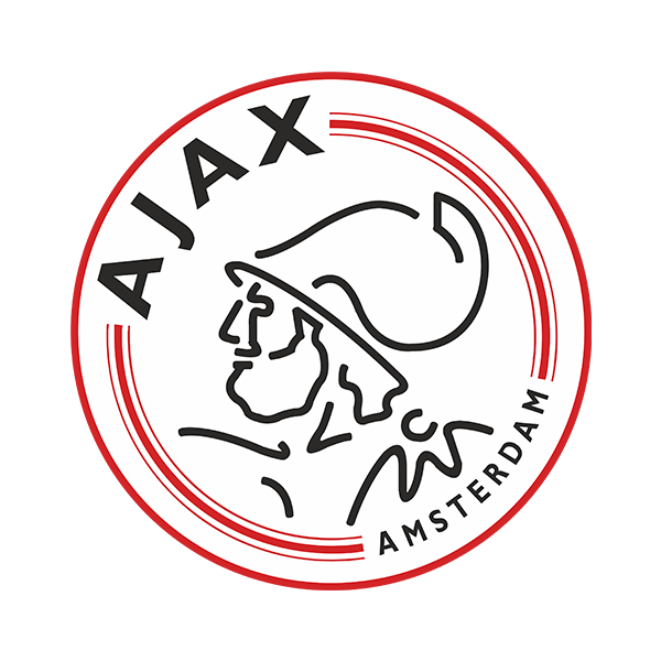 Wandtattoos Ajax Amsterdam Wappen Farbe