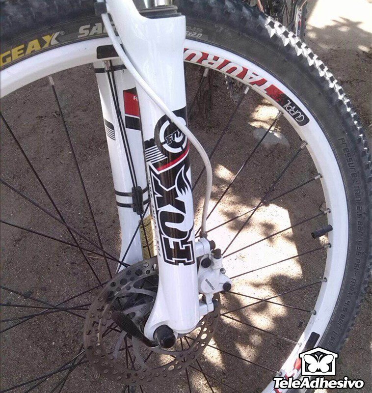 Aufkleber: Aufkleber-Set Fox Racing Shox Gabeln Mountain Bike