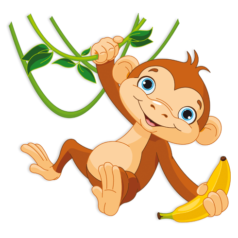 Resultado de imagem para macaco colorido para imprimir