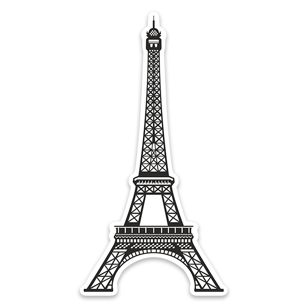 Aufkleber: Eiffelturm in Paris