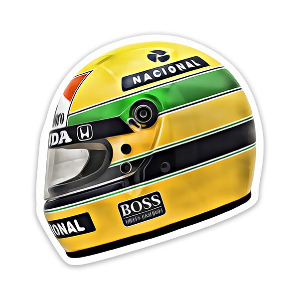 Aufkleber Ayrton-Senna-Helm