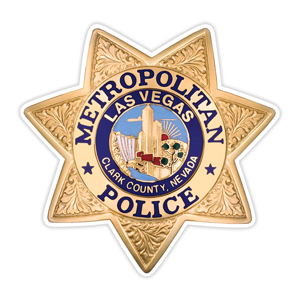 Aufkleber: Polizei Las Vegas