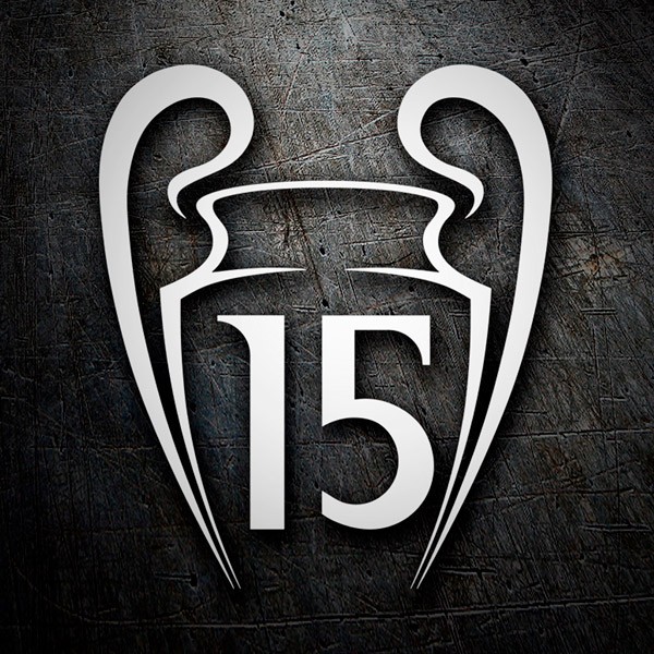Aufkleber: Real Madrid 15 Champions League