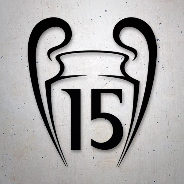 Aufkleber: Real Madrid 15 Champions League