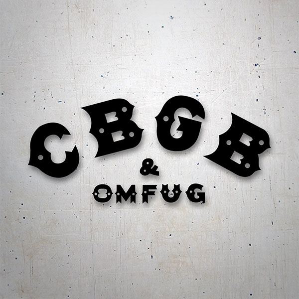 Aufkleber: CBGB Rock