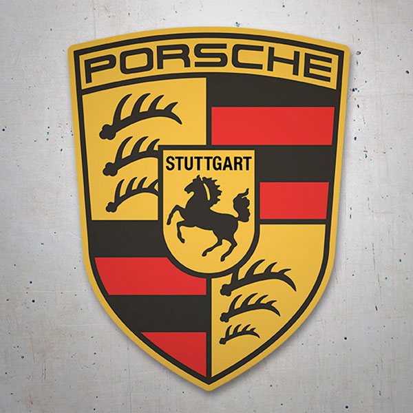 Aufkleber: Logo Porsche