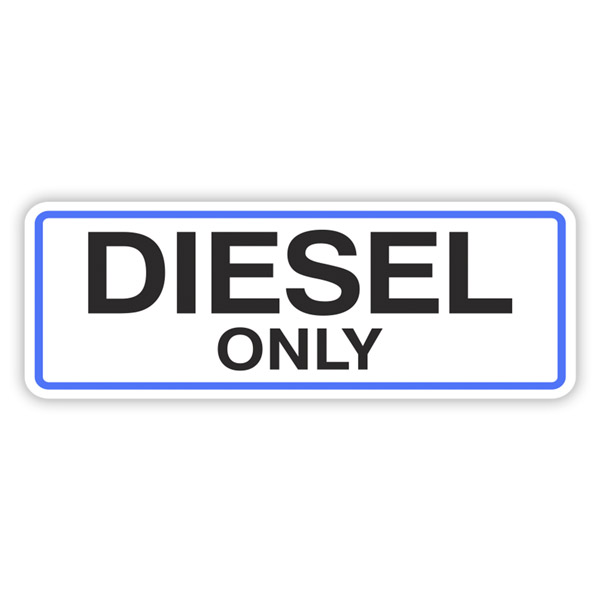 Wohnmobil aufkleber: Diesel Only