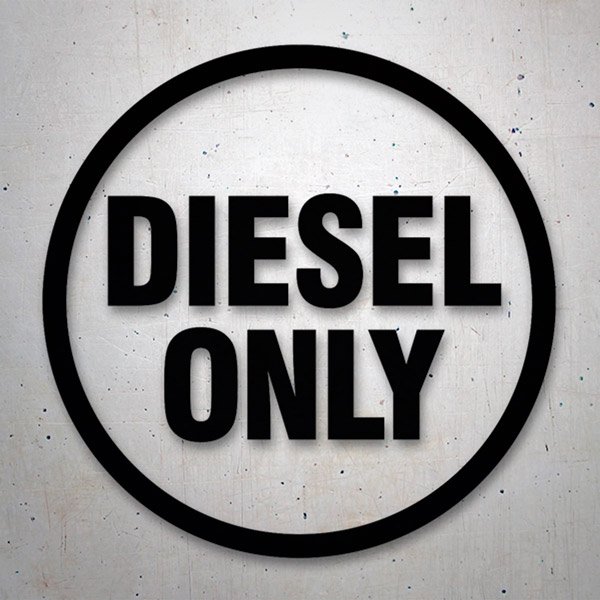 Wohnmobil aufkleber: Diesel Only 2