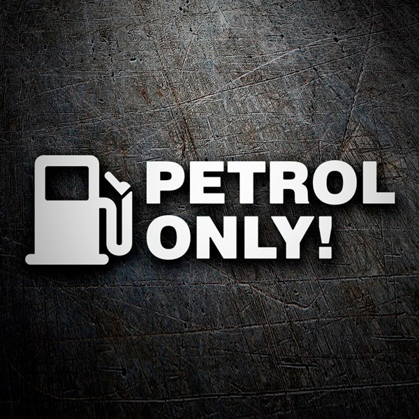 Wohnmobil aufkleber: Petrol Only