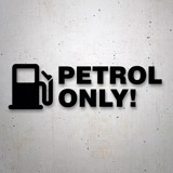 Wohnmobil aufkleber: Petrol Only 2