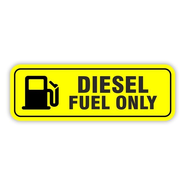 Wohnmobil aufkleber: Diesel fuel only