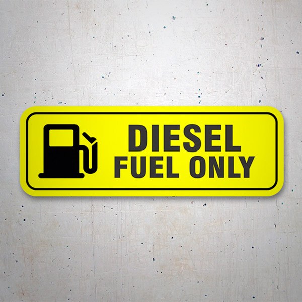 Wohnmobil aufkleber: Diesel fuel only