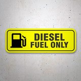 Wohnmobil aufkleber: Diesel fuel only 3