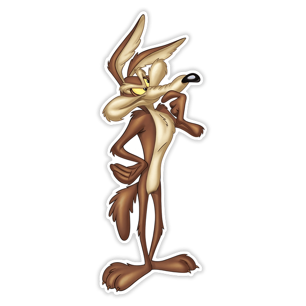 Aufkleber: Cartoon Coyote Aufkleber