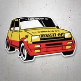 Aufkleber: Klassisches Renault 5 Copa Calberson Design 3