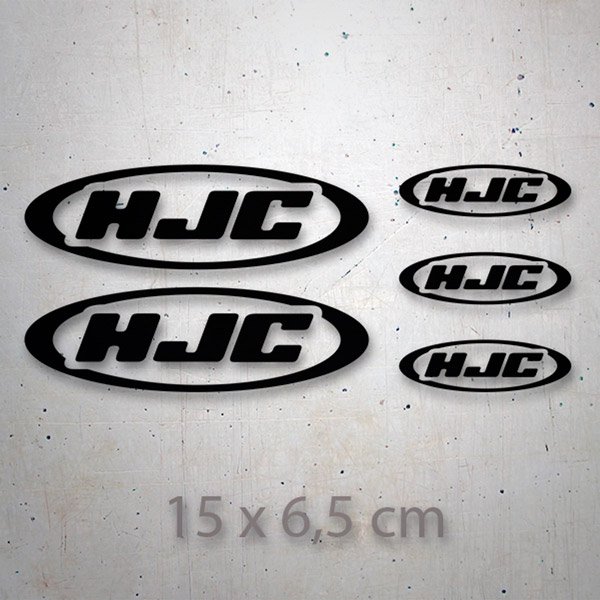 Aufkleber: Set 5X HJC