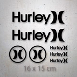 Aufkleber: Set 7X Hurley 2