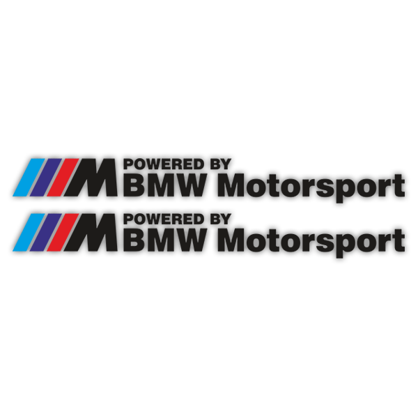 Aufkleber: Kit BMW Motorsport Schwarz