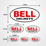 Aufkleber: Set Bell Helmets 3