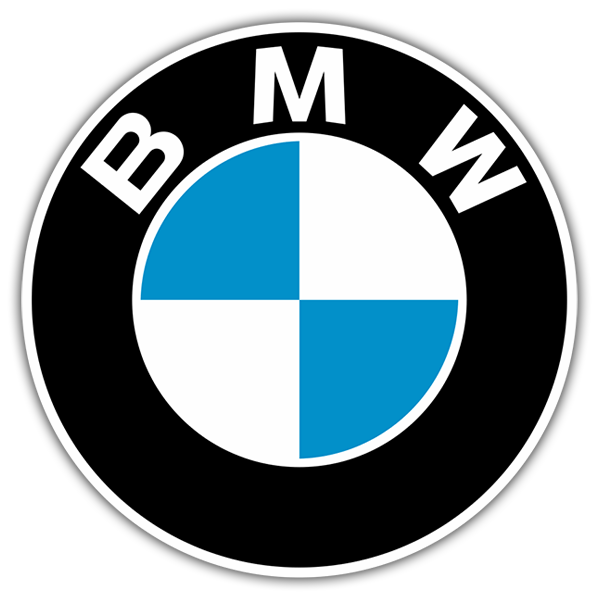 Aufkleber: Klassisches BMW Emblem Retro