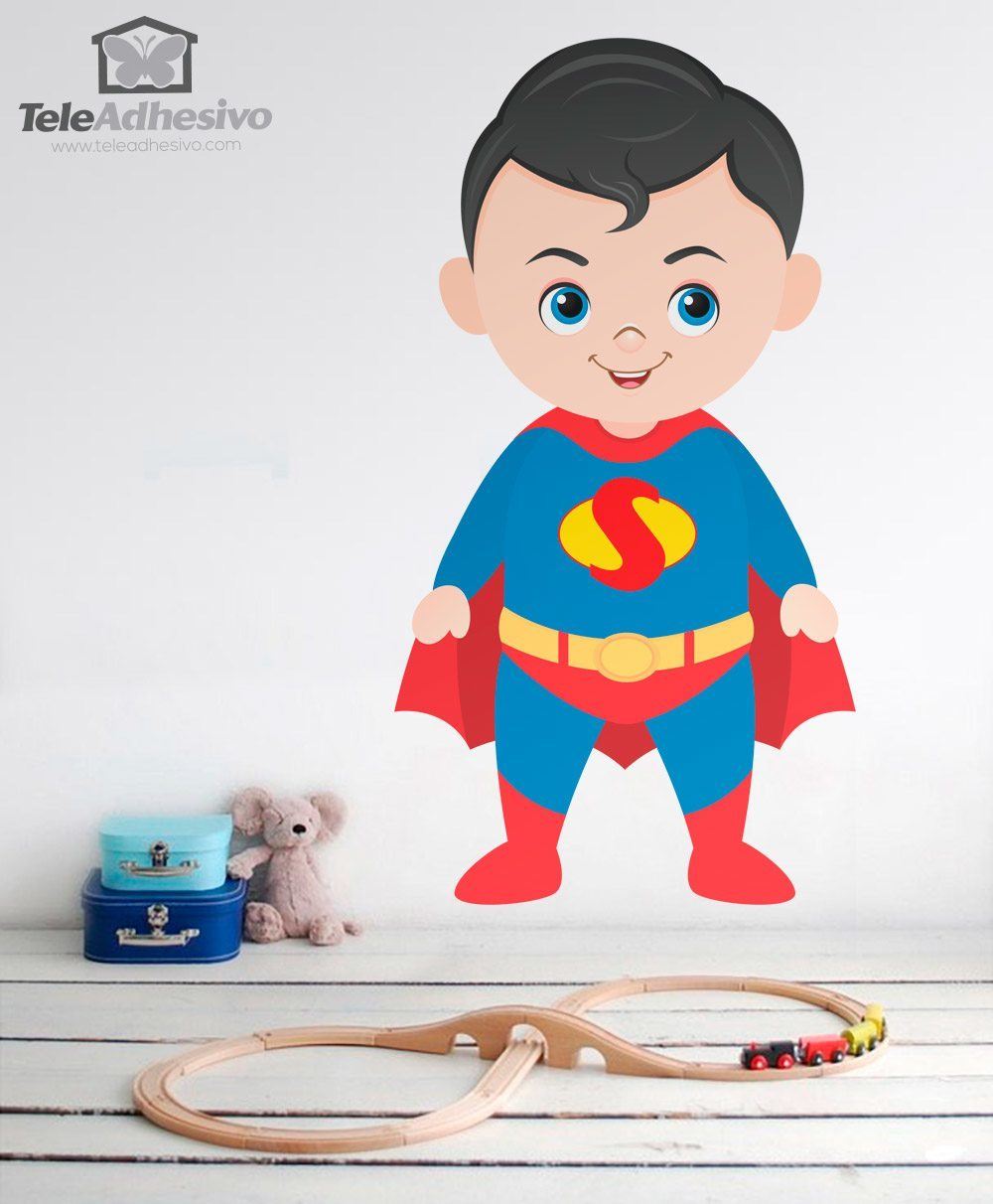 Wandtattoo kinder Superman Baby