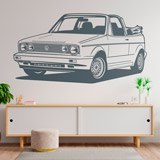 Wandtattoos: Volkswagen Golf Cabrio 2