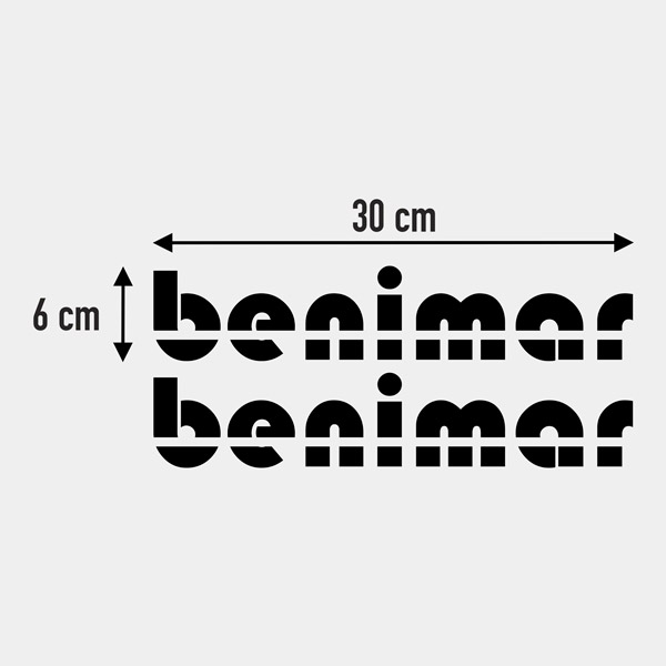 Wohnmobil aufkleber: Benimar 3