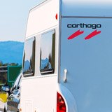 Wohnmobil aufkleber: Carthago 2