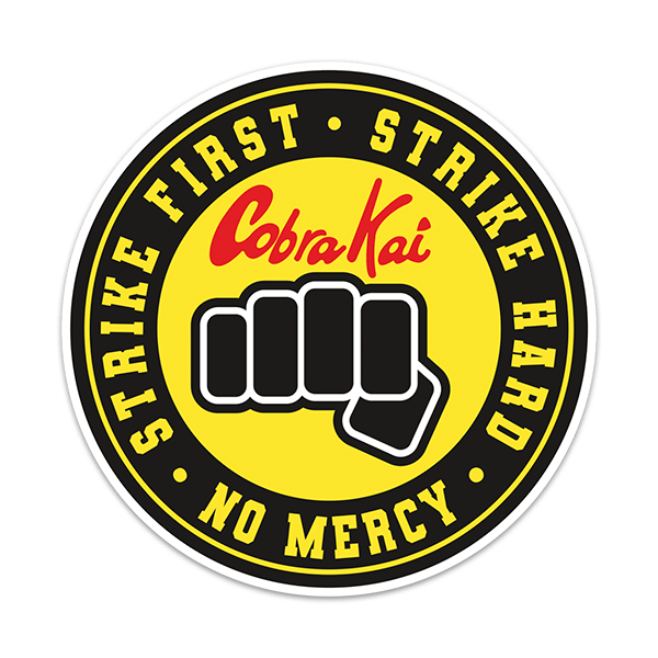 Aufkleber: Cobra Kai Faust No Mercy