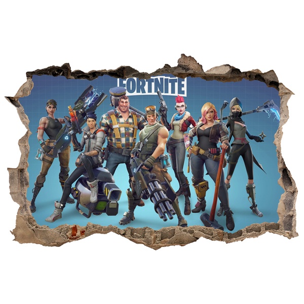 Wandtattoos: Loch Fortnite Ready