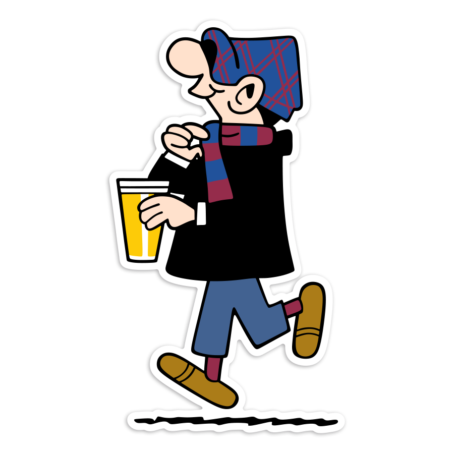 Aufkleber: Andy Capp Ultra FC Barcelona